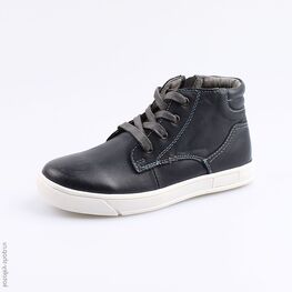 652081-23 Ботинки для мальчики син-сер