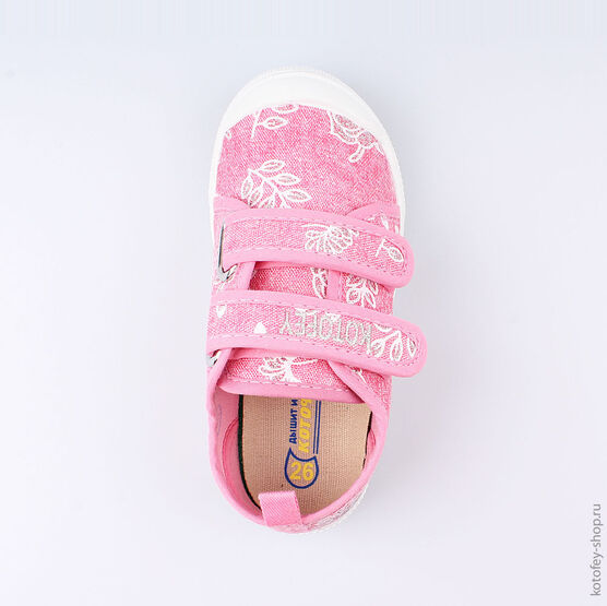 331064-12 Кеды для девочки розовый фото №4