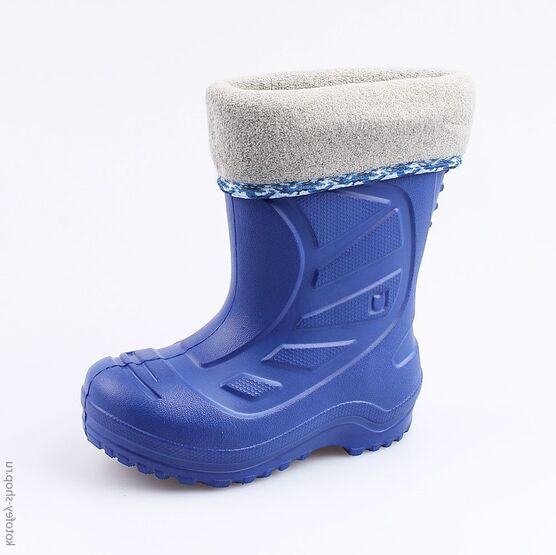 365001-11 Резиновые сапоги для мальчики син-сер