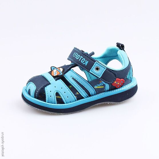 125000-11 Пляжная обувь для мальчики син-гол