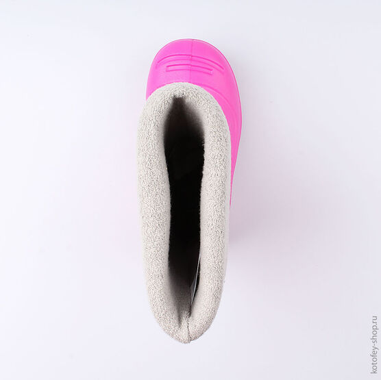 365001-17 Резиновые сапоги для девочки фук-сер фото №4