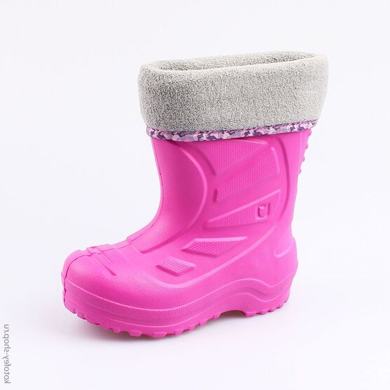 365001-17 Резиновые сапоги для девочки фук-сер