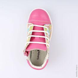 352137-21 Ботинки для девочки фук-цве фото №4