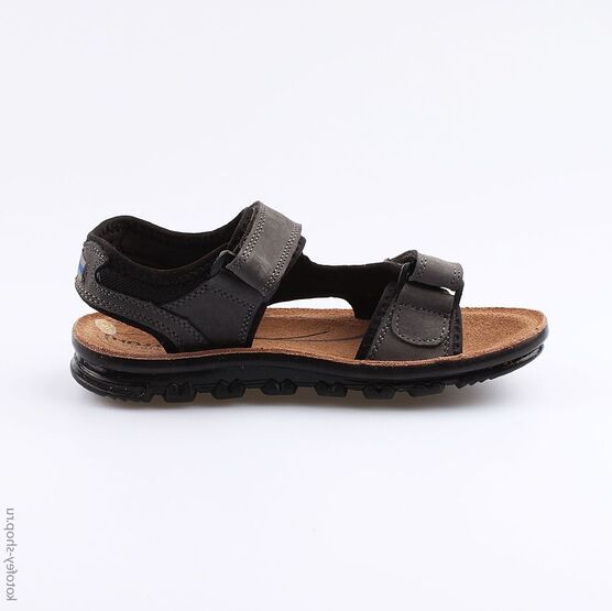722015-71 Сандалии из натурального нубука для мальчика для мальчики серый фото №2