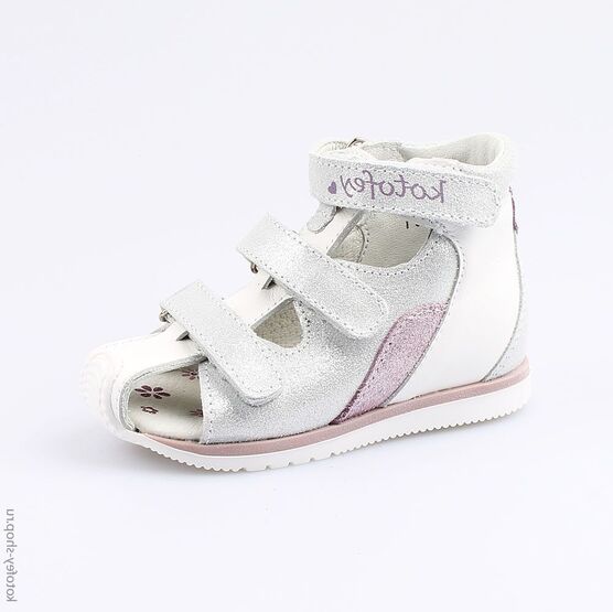 122123-22 Босоножки для девочки бел-срб