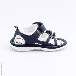 225033-12 Пляжная обувь для мальчики бел-син фото №2