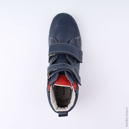 752107-22 Ботинки для мальчики син-кра фото №4