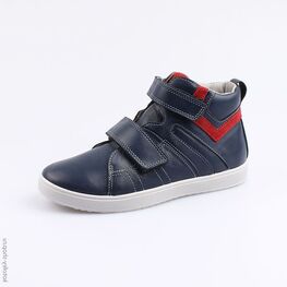 752107-22 Ботинки для мальчики син-кра