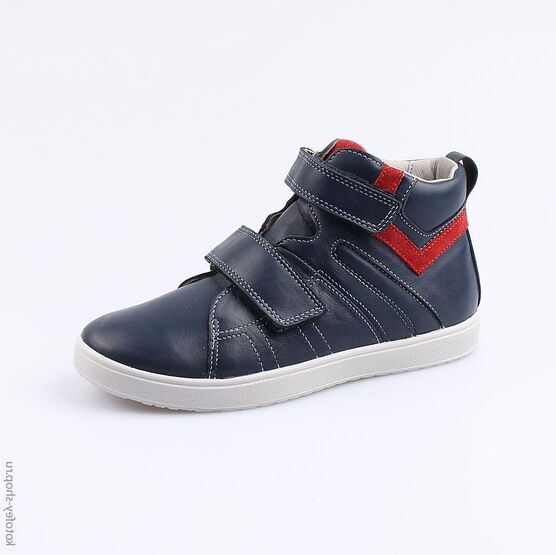 752107-22 Ботинки для мальчики син-кра