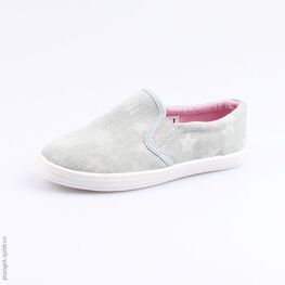 531051-12 Кеды для девочки серый