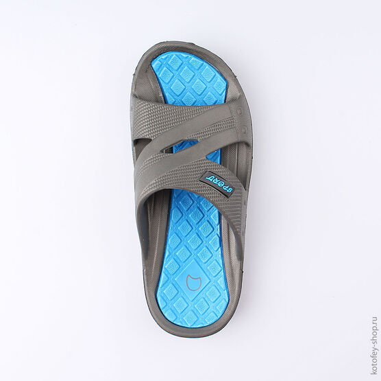 525024-02 Пляжная обувь для мальчики сер-гол фото №4