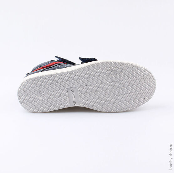 652109-22 Ботинки для мальчики син-кра фото №3