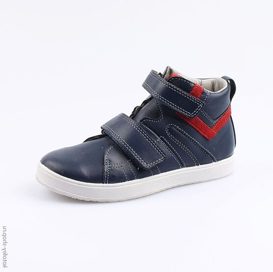 652109-22 Ботинки для мальчики син-кра