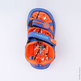 225033-11 Пляжная обувь для мальчики син-ора фото №4