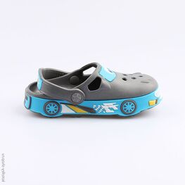 325054-02 Пляжная обувь для мальчики сер-гол фото №2