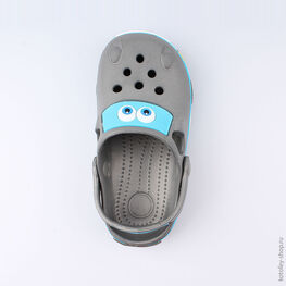 325054-02 Пляжная обувь для мальчики сер-гол фото №4