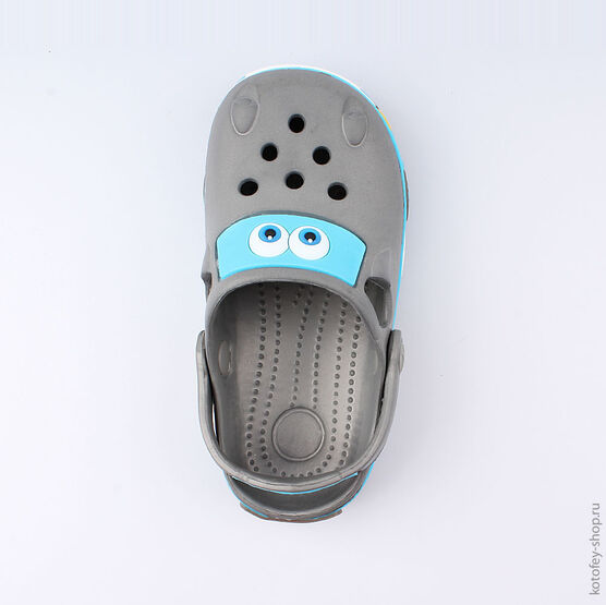 325054-02 Пляжная обувь для мальчики сер-гол фото №4