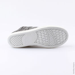 631083-14 Кеды для мальчики серый фото №3