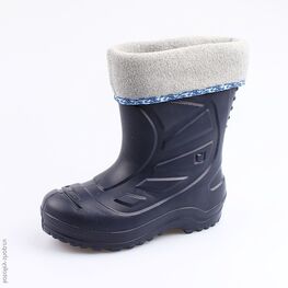 565001-11 Резиновые сапоги для мальчики син-сер