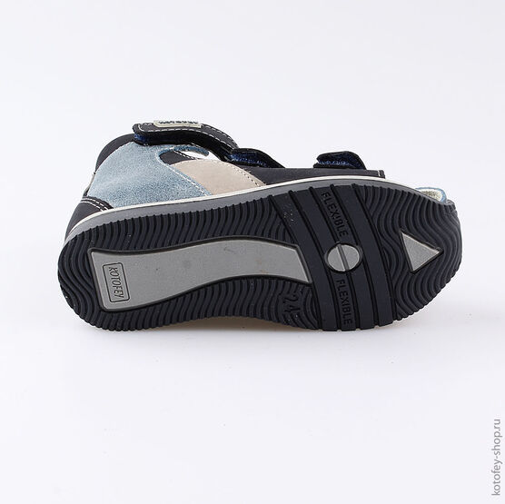 122112-21 Сандалии для мальчики светло-синий фото №3