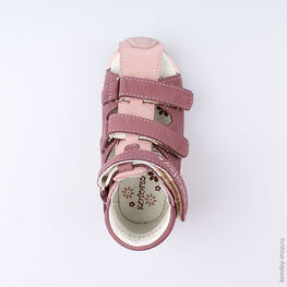 122123-21 Босоножки для девочки розовый фото №4