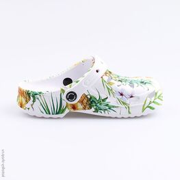 525038-01 Пляжная обувь для девочки бел-зел фото №2