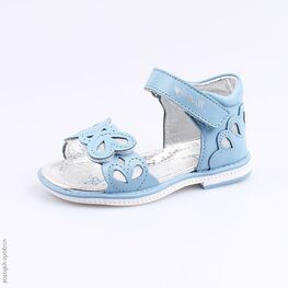 322051-22 Босоножки для девочки голубой