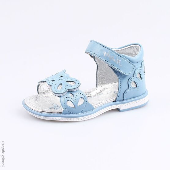 322051-22 Босоножки для девочки голубой
