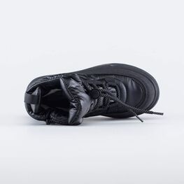 654076-42 Зимние ботинки-дутики для девочки черный фото №4