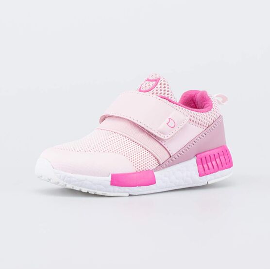 344206-75 Кроссовки на липучках для девочки розовый