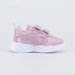 344380-74 Розовые кроссовки с LED и Softshell для девочки розовый фото №2