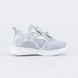 344380-75 Серые кроссовки с LED и Softshell для девочки серый фото №2
