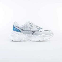 744174-11 Кроссовки на шнурках для девочки белый фото №2