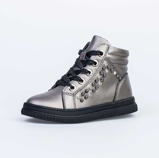 554062-32 Ботинки для девочки бронзовый