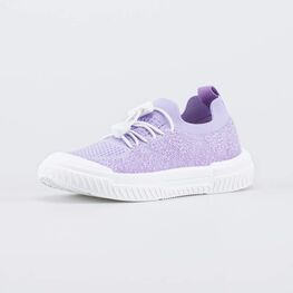 431205-12 Вязаные кеды на подошве FIT для девочки сиреневый