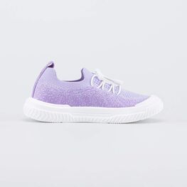 431205-12 Вязаные кеды на подошве FIT для девочки сиреневый фото №2