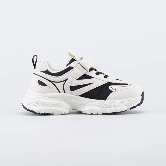 644510-11 Кроссовки на липучке для мальчика-подростка для мальчики черный + бежевый фото №2