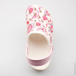 525000-03 Пляжная обувь белый для девочки белый фото №4