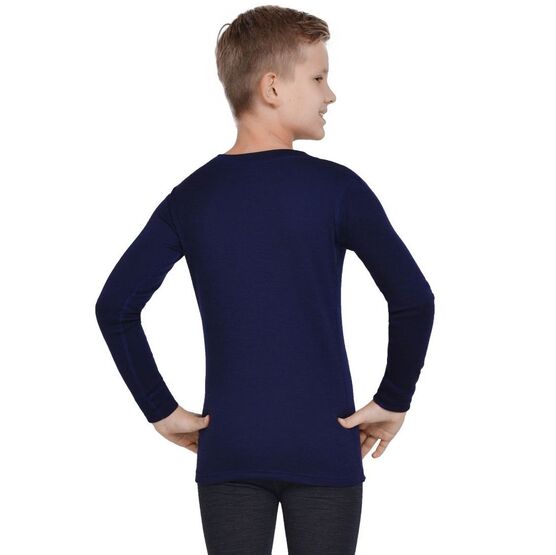 4SJ2HLRU-013 Термофутболка для мальчиков-подростков NORVEG Soft Teens синий для мальчики синий фото №3