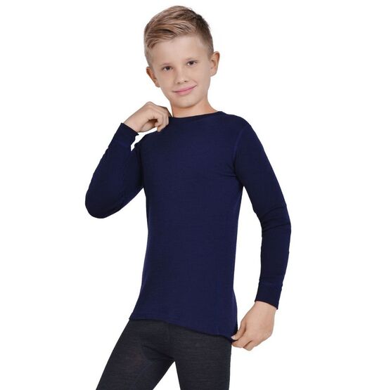 4SJ2HLRU-013 Термофутболка для мальчиков-подростков NORVEG Soft Teens синий для мальчики синий фото №2