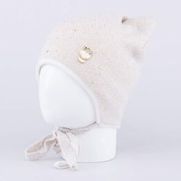 07811915-41 Шапка для девочек бел-беж. для девочки бел-беж