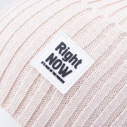 07811922-40 Осенняя шапка для девочки бежевый для девочки бежевый фото №3