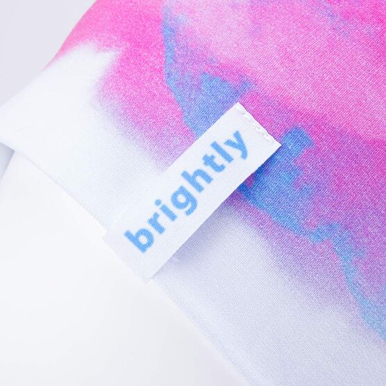 07811952-40 Шапка для девочки Акварель для девочки розовый + голубой фото №3