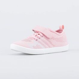 531180-18 Кеды из вязаного текстиля для девочки розовый для девочки розовый