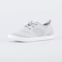 531239-18 Кеды из вязаного текстиля для девочки светло-серый для девочки светло-серый