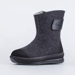 867051-43 Валенки женские для девочки темно-серый