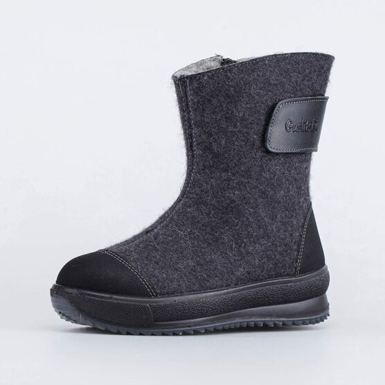 867051-43 Валенки женские для девочки темно-серый