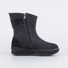 867051-43 Валенки женские для девочки темно-серый фото №2