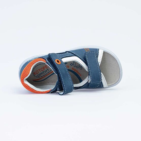 322132-21 Сандалии для мальчики син-ора фото №4