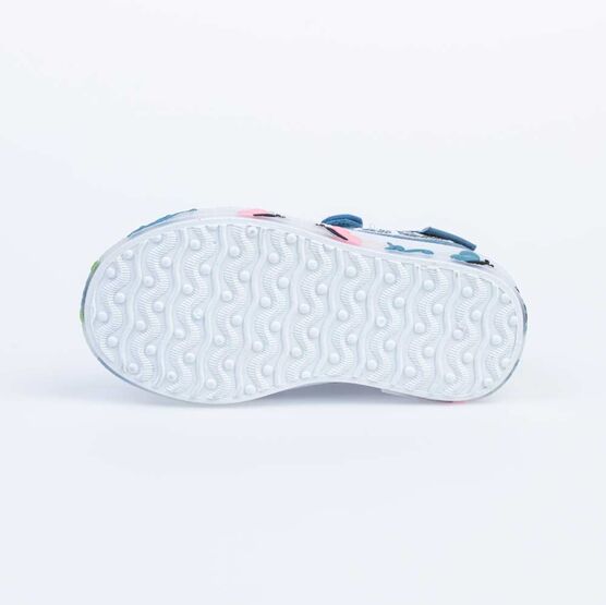 231149-11 Кеды с LED-подсветкой на подошве для девочки голубой фото №3